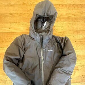 COPY - Boys Patagonia Hooded Snowshot Jacket,  Size 14, Black